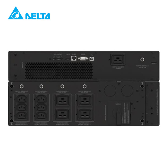 เครื่องสำรองไฟ DELTA  RT-SERIES 10KVA/10 KW(3U) LCD RACKMOUNT- 2Y WARRANTY